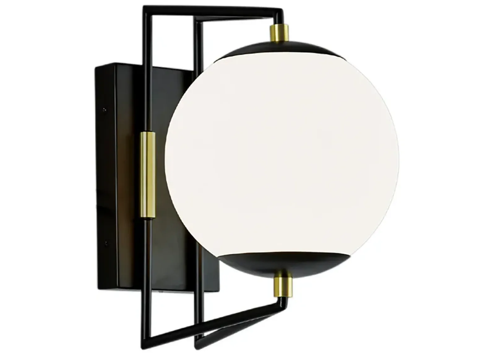 Cosmos Outdoor Wall Light - Matte Black Satin Brass