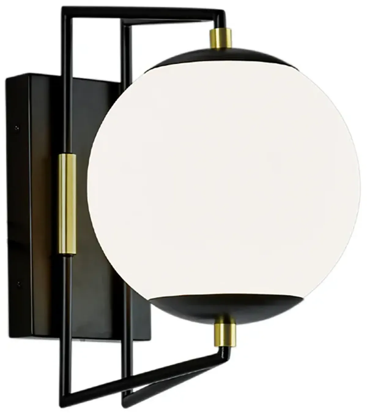 Cosmos Outdoor Wall Light - Matte Black Satin Brass