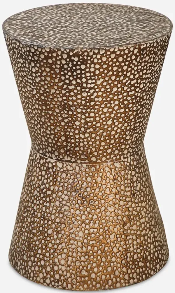 Cutler Drum Shaped Accent Table