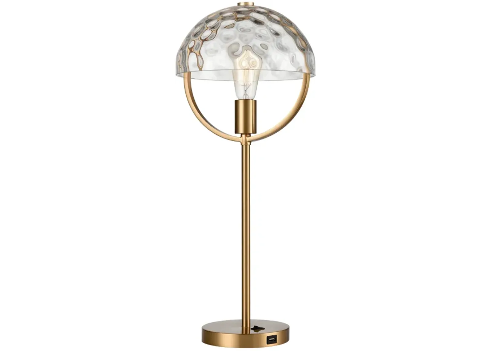 Parsons Avenue 24'' High 1-Light Desk Lamp - Aged Brass - Includes LED Bulb