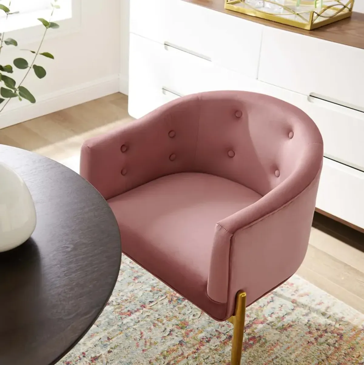 Savour Tufted Performance Velvet Accent Chair