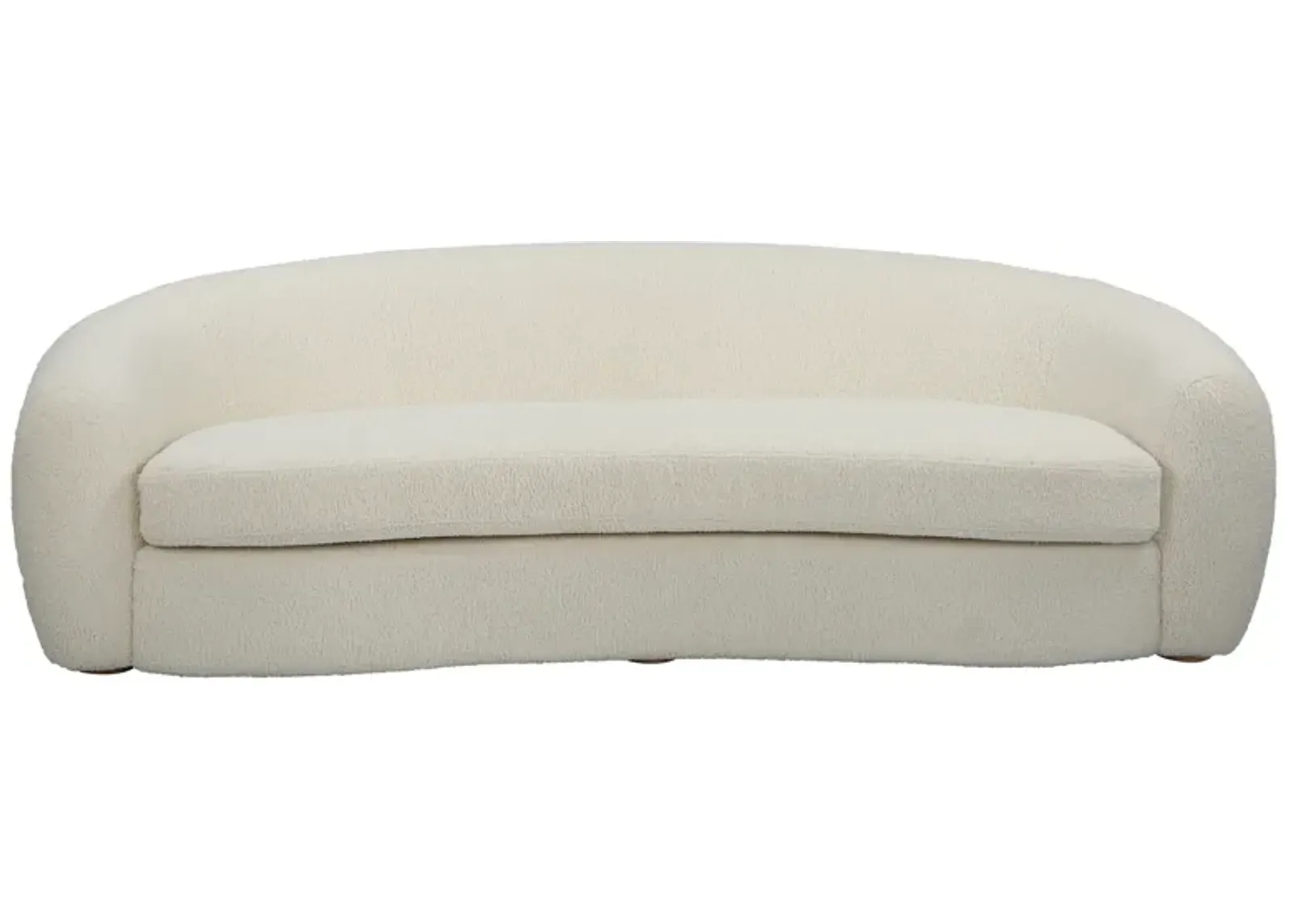 Capra Art Deco White Sofa