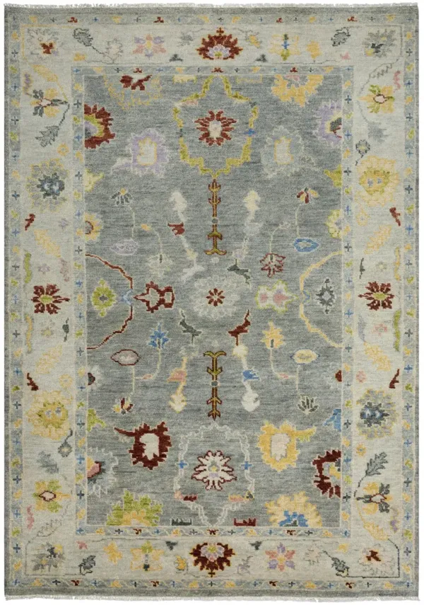 Envision Gray/Beige  Hand Spun Wool 2' x 3'  Rectangle Rug