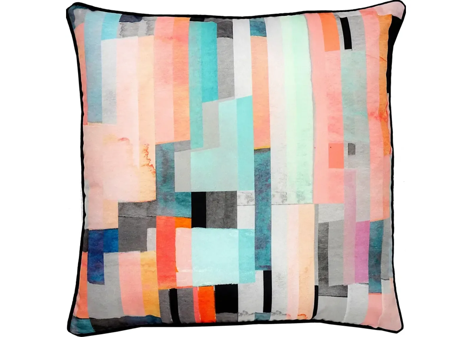 Olivera Abstract Stripe Outdoor Pillow