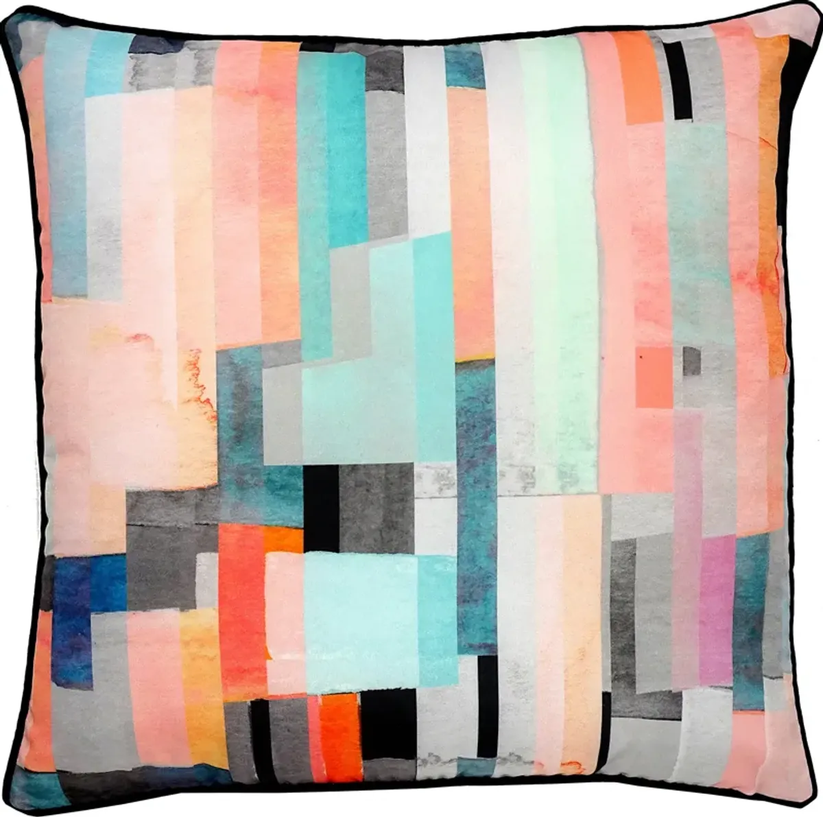 Olivera Abstract Stripe Outdoor Pillow