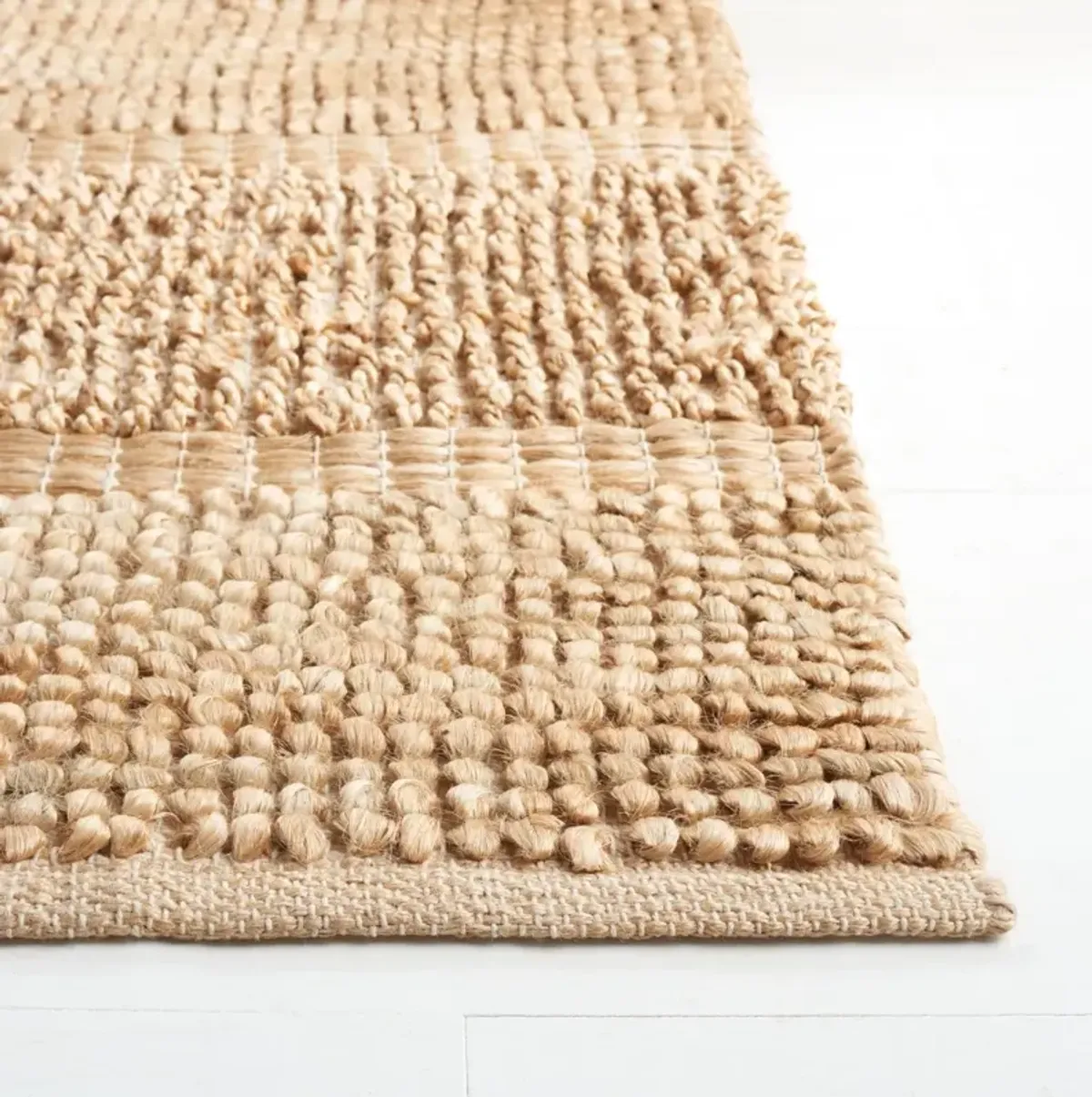 NATURAL FIBER 104 NATURAL 8' x 10' Large Rectangle Rug