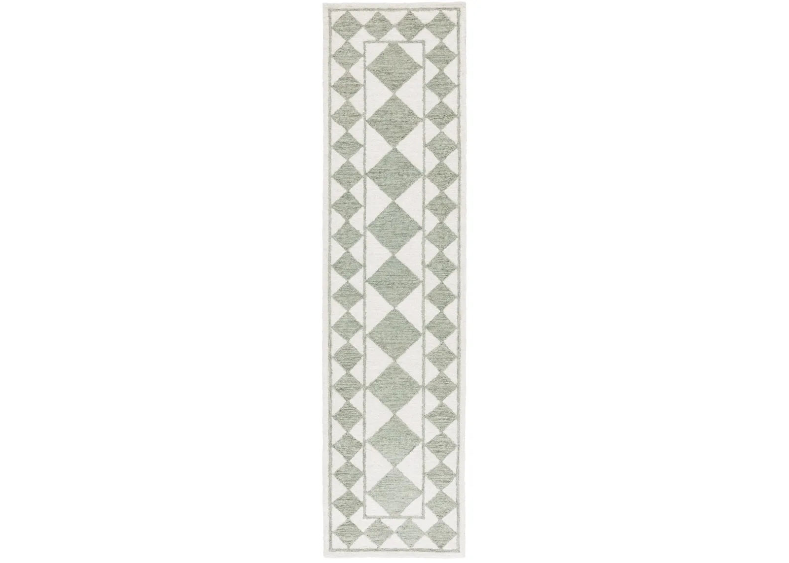 EBONY 122 SAGE  2'-3' x 9' Runner Rug