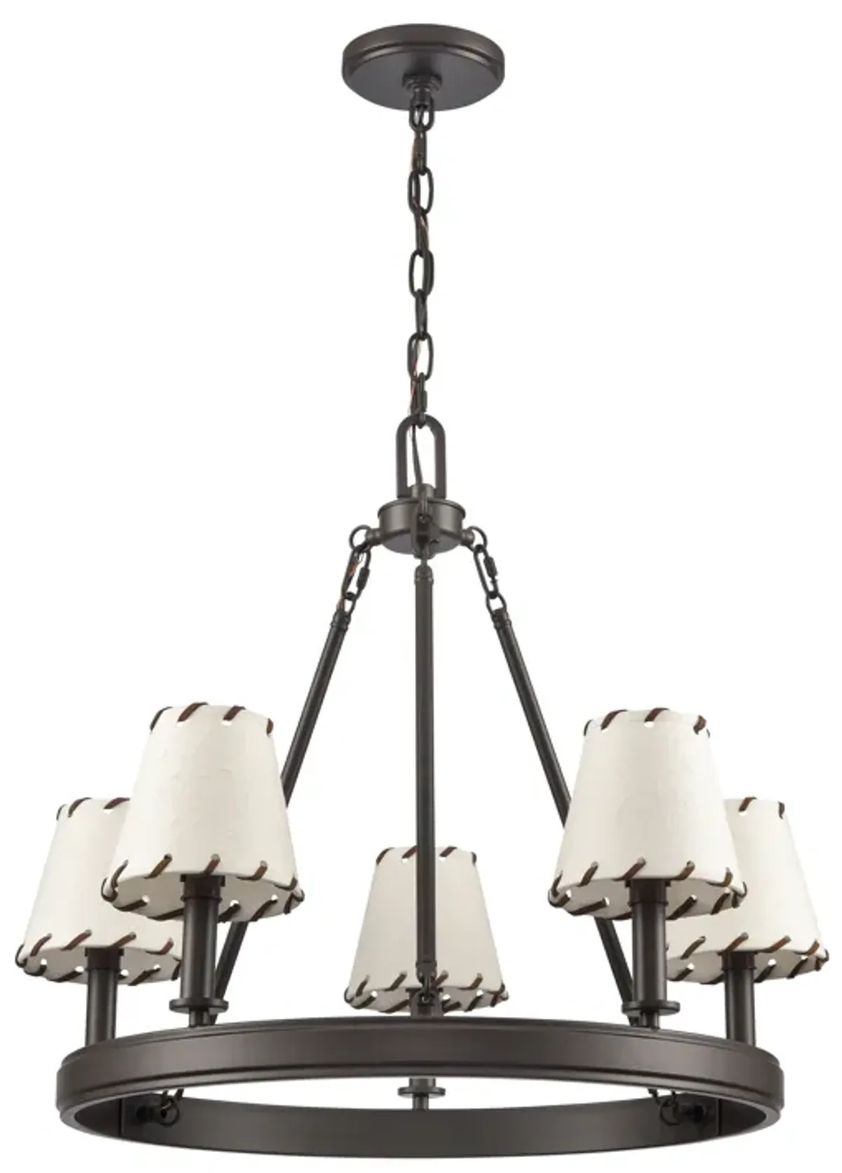 Marion 24.5'' Wide 5-Light Chandelier - Oil Rubbed Bronze