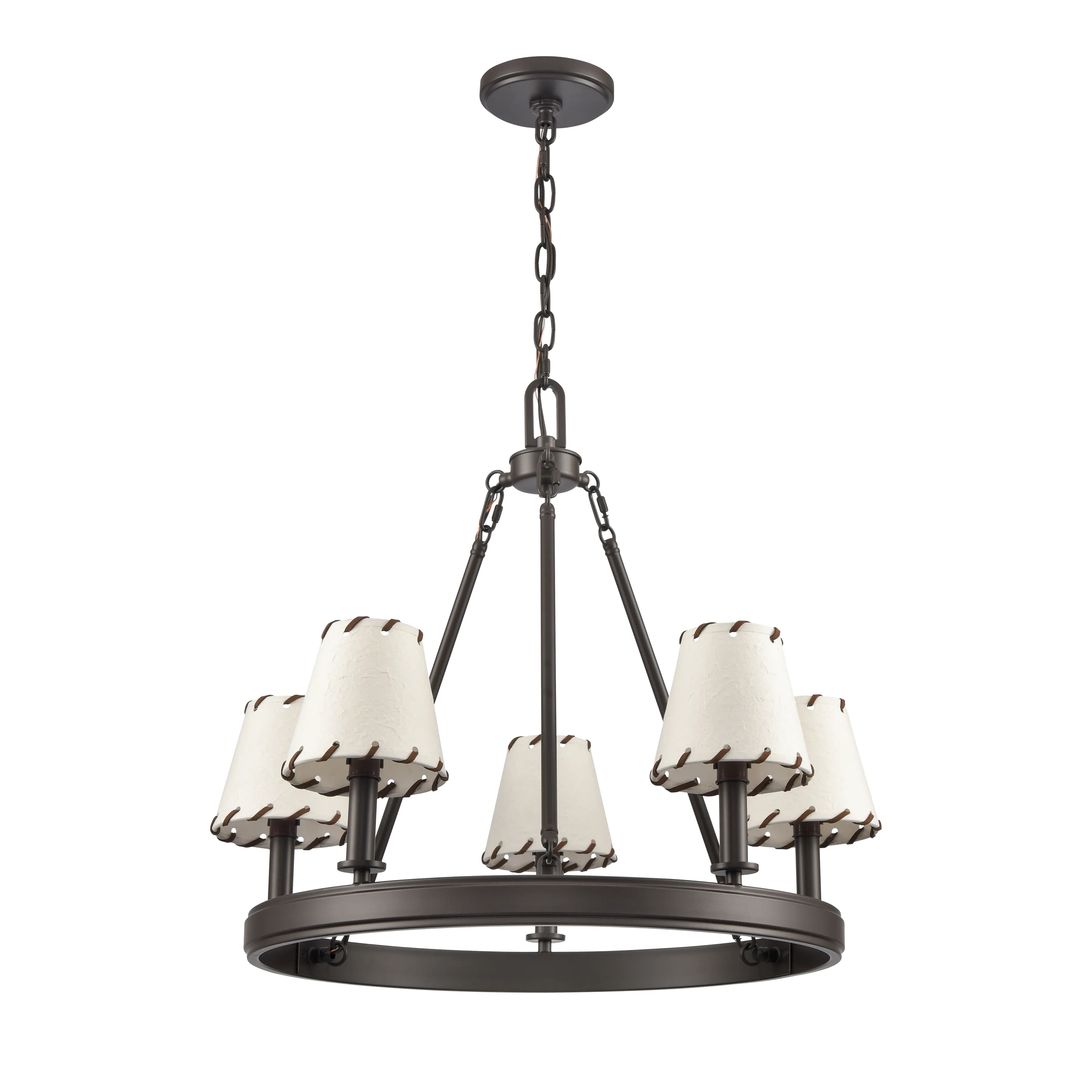 Marion 24.5'' Wide 5-Light Chandelier - Oil Rubbed Bronze