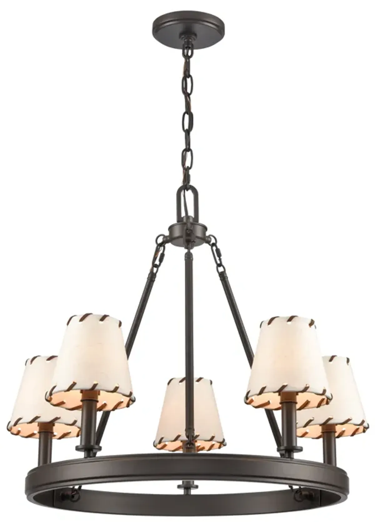 Marion 24.5'' Wide 5-Light Chandelier - Oil Rubbed Bronze