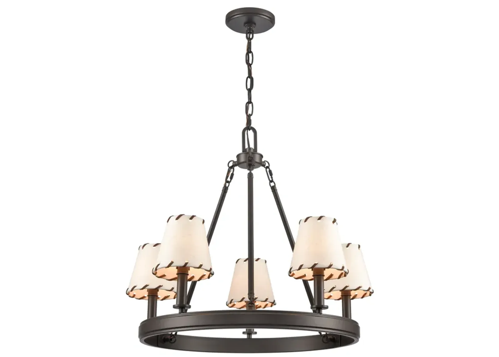 Marion 24.5'' Wide 5-Light Chandelier - Oil Rubbed Bronze