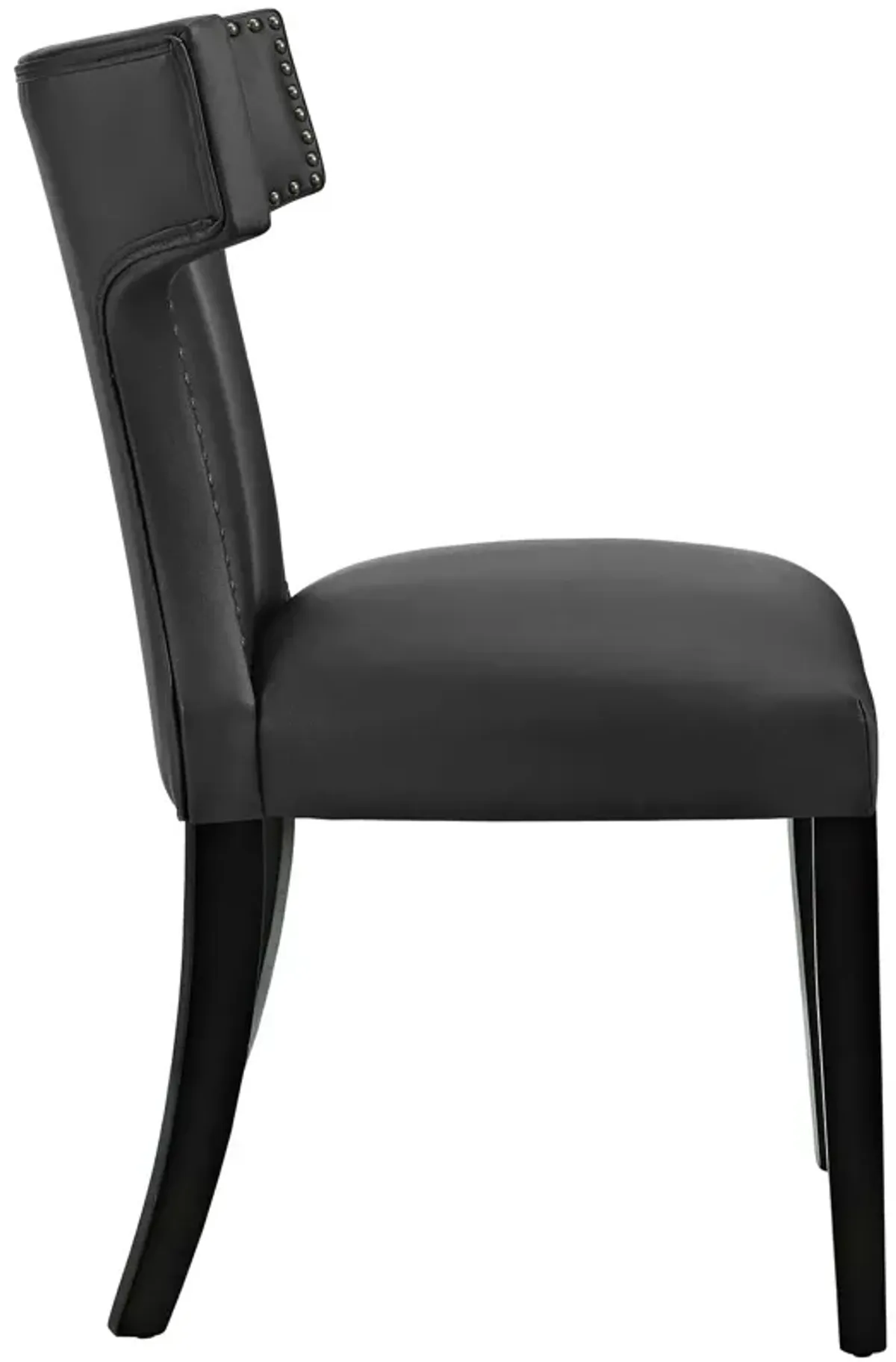 Curve Dining Side Chair Vinyl Set of 2