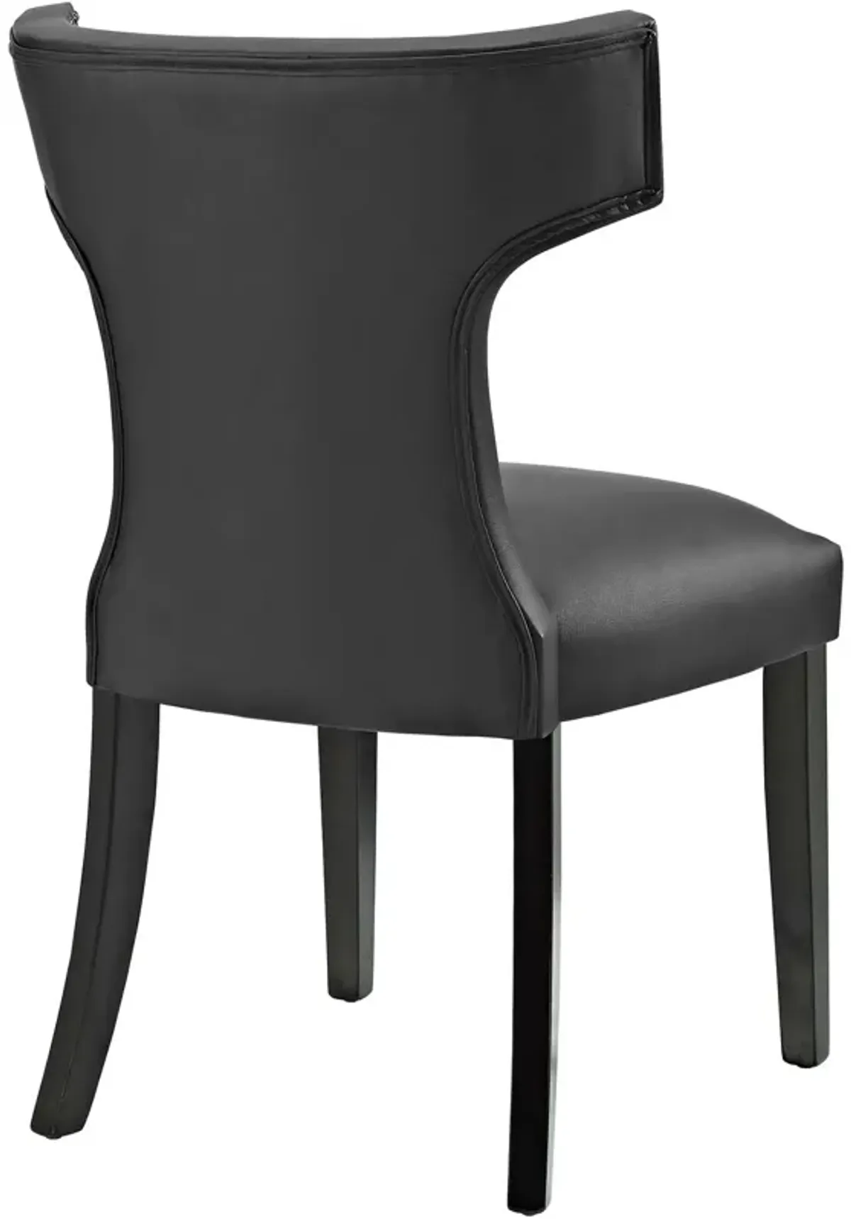 Curve Dining Side Chair Vinyl Set of 2