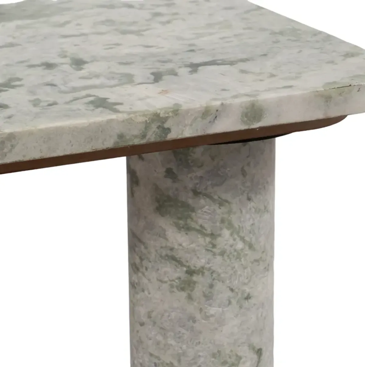 Marble, 35" Coffee Table, Green Kd, 2boxes