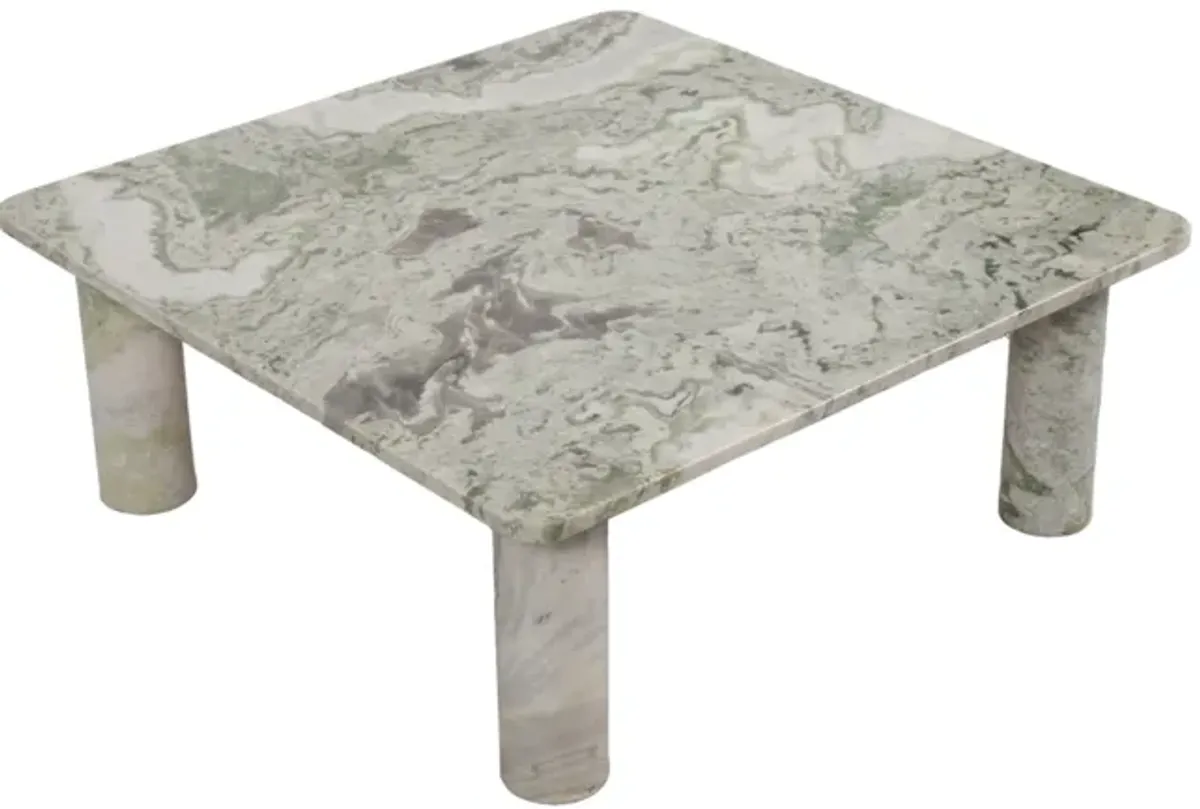 Marble, 35" Coffee Table, Green Kd, 2boxes