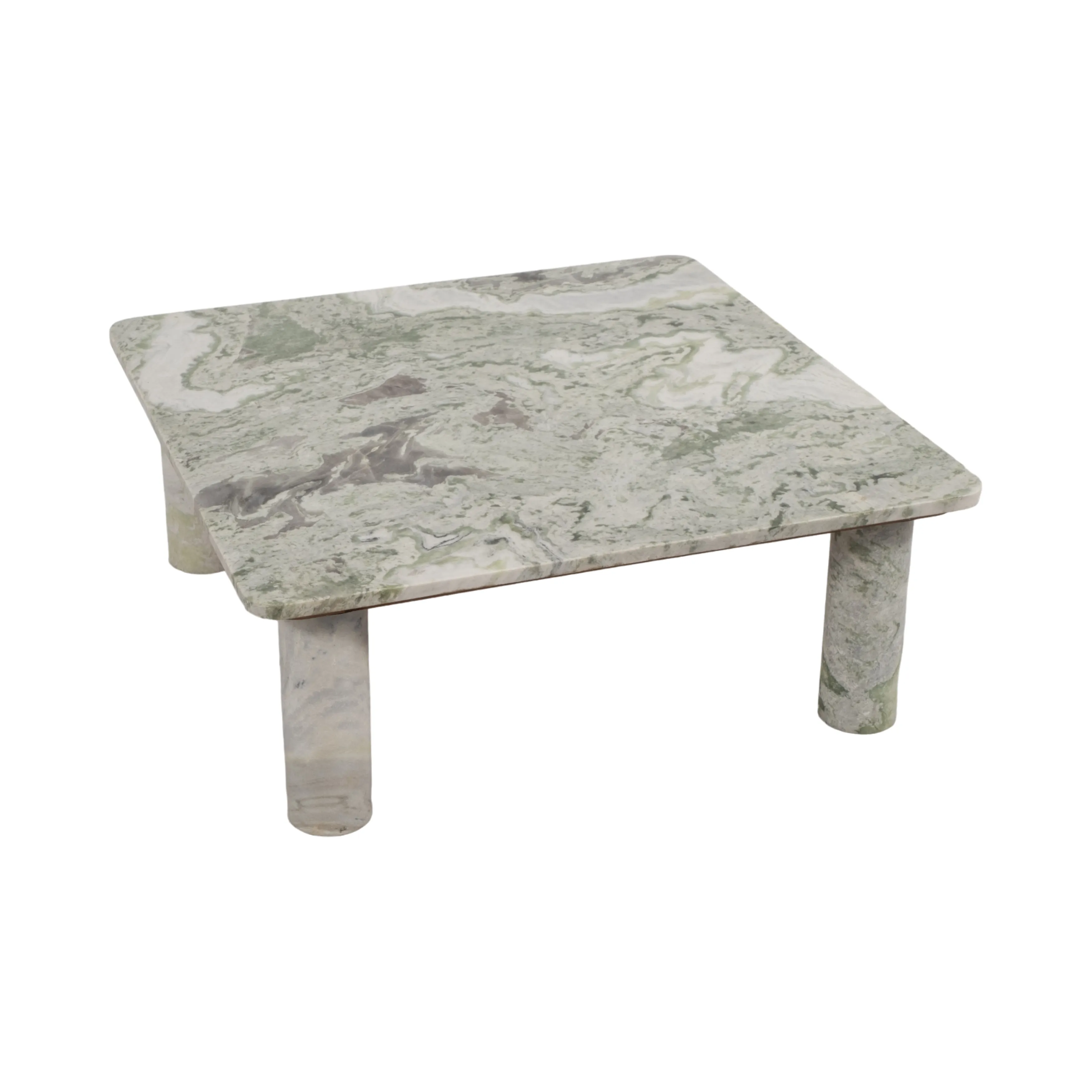 Marble, 35" Coffee Table, Green Kd, 2boxes