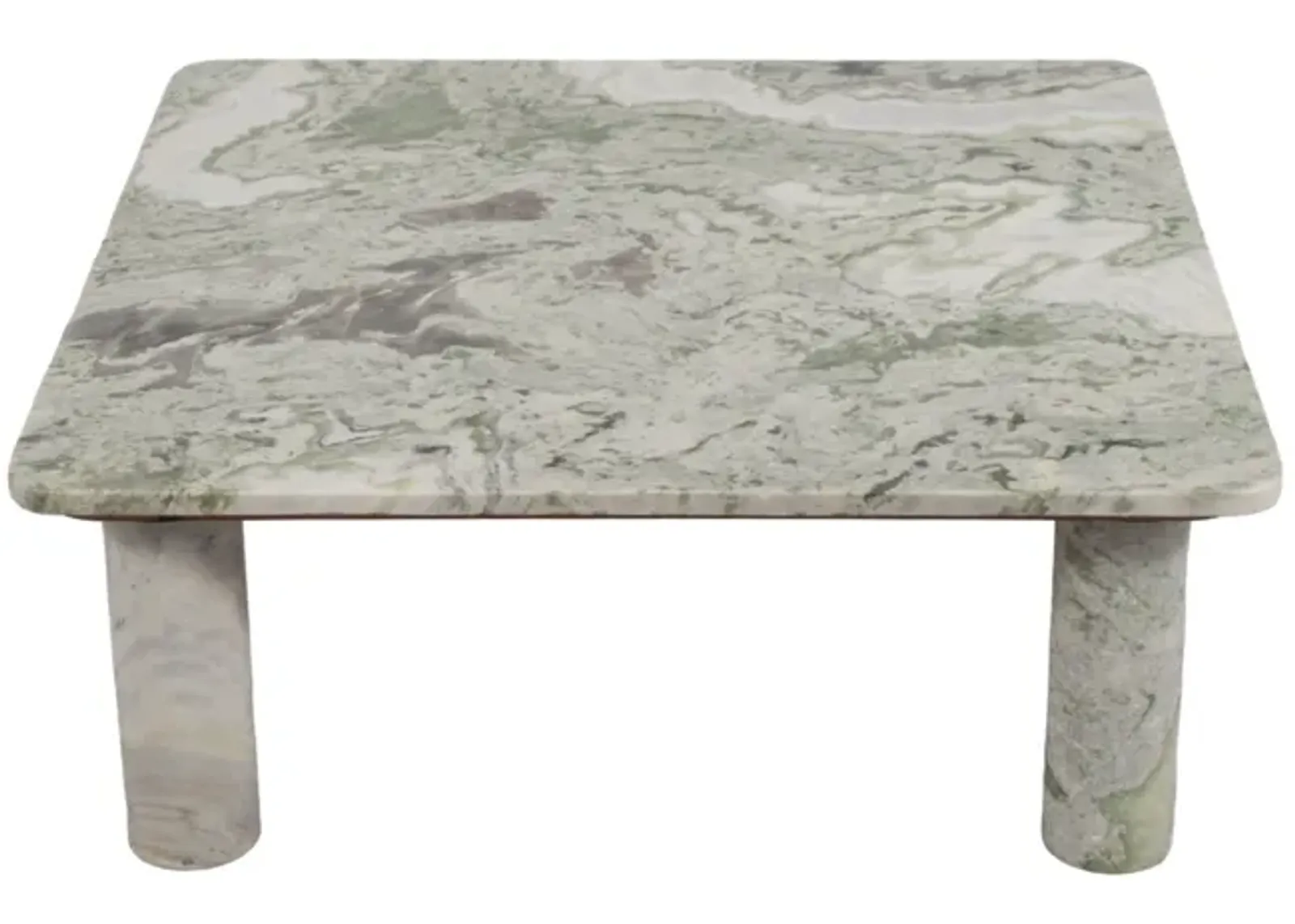 Marble, 35" Coffee Table, Green Kd, 2boxes