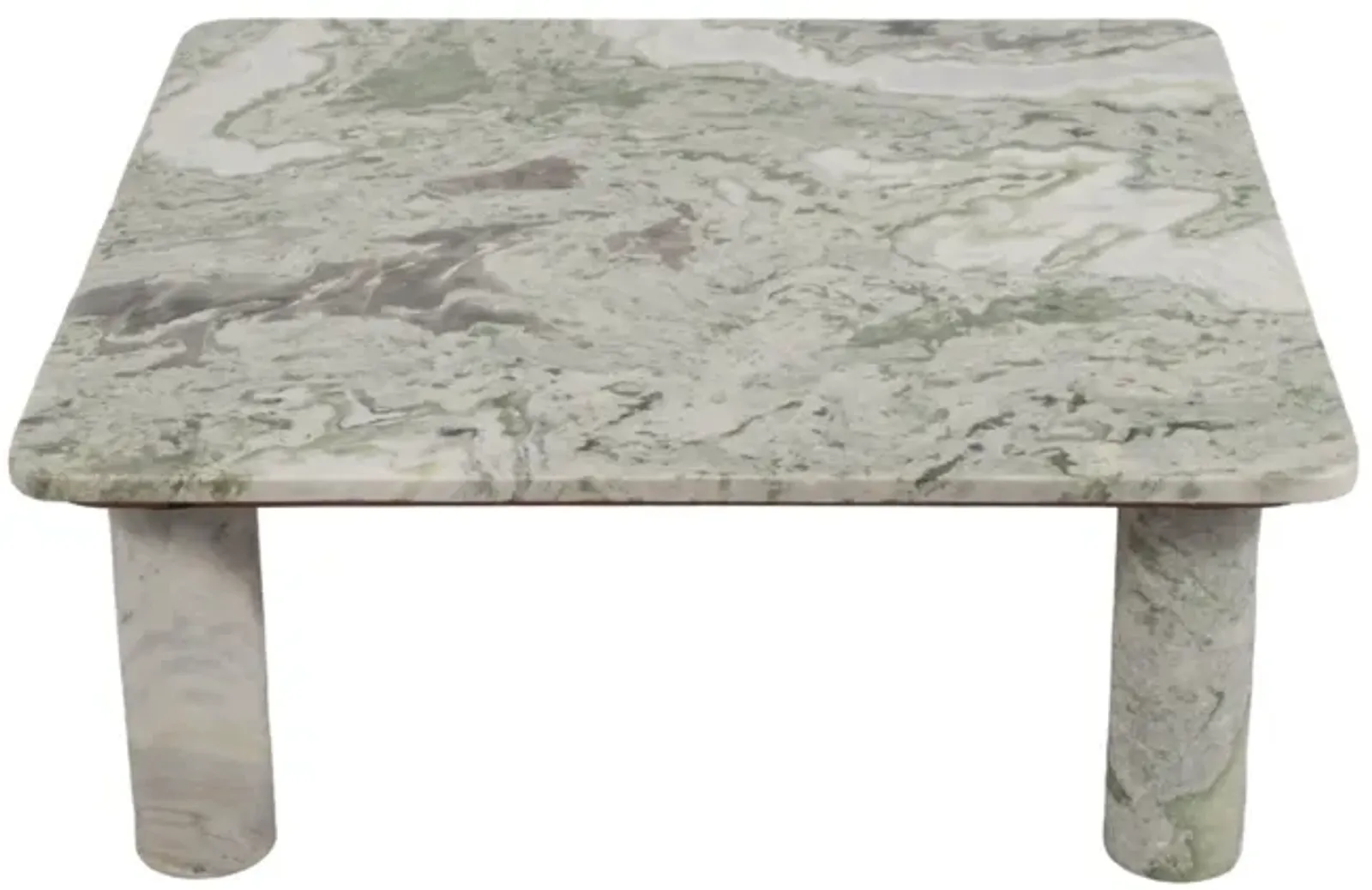 Marble, 35" Coffee Table, Green Kd, 2boxes