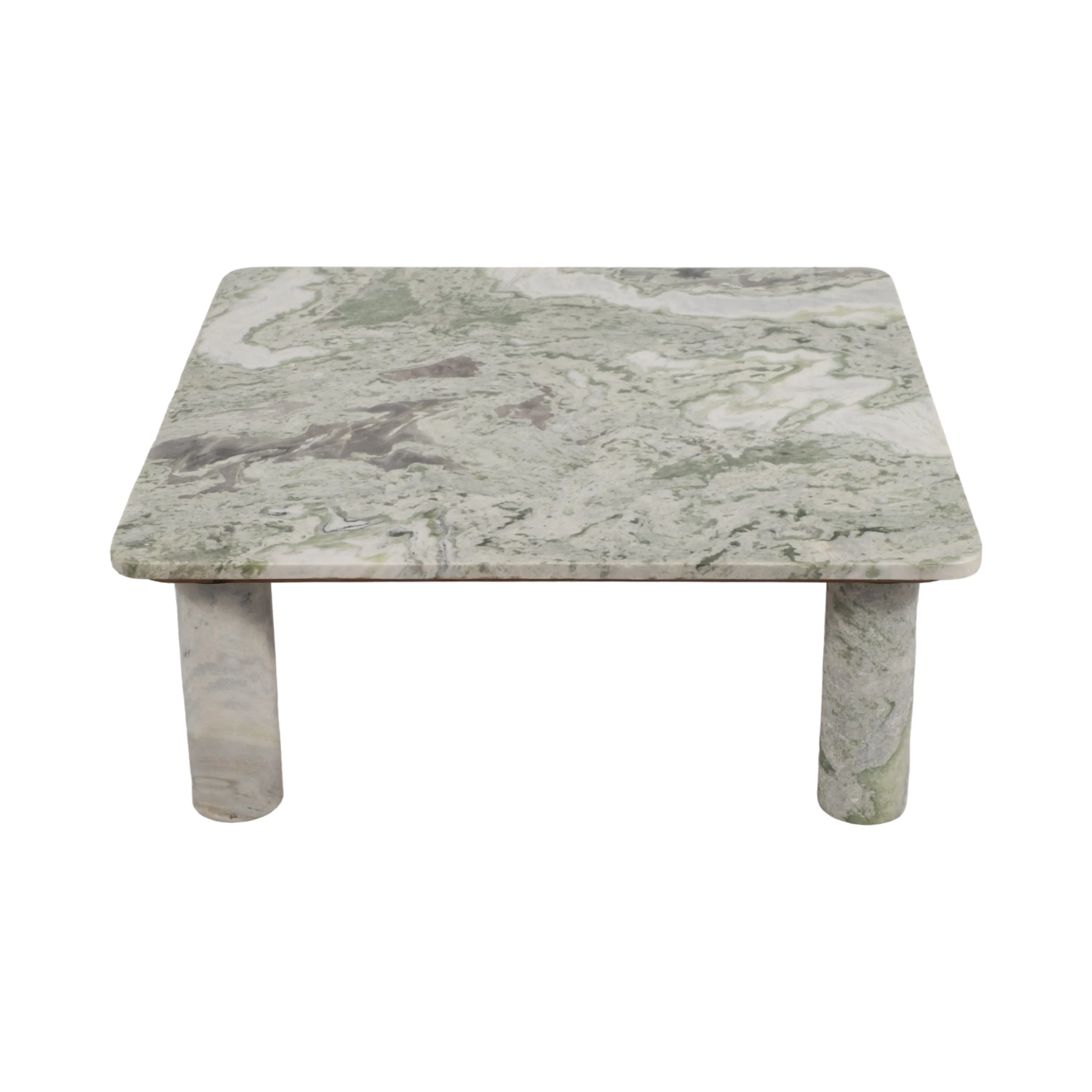 Marble, 35" Coffee Table, Green Kd, 2boxes