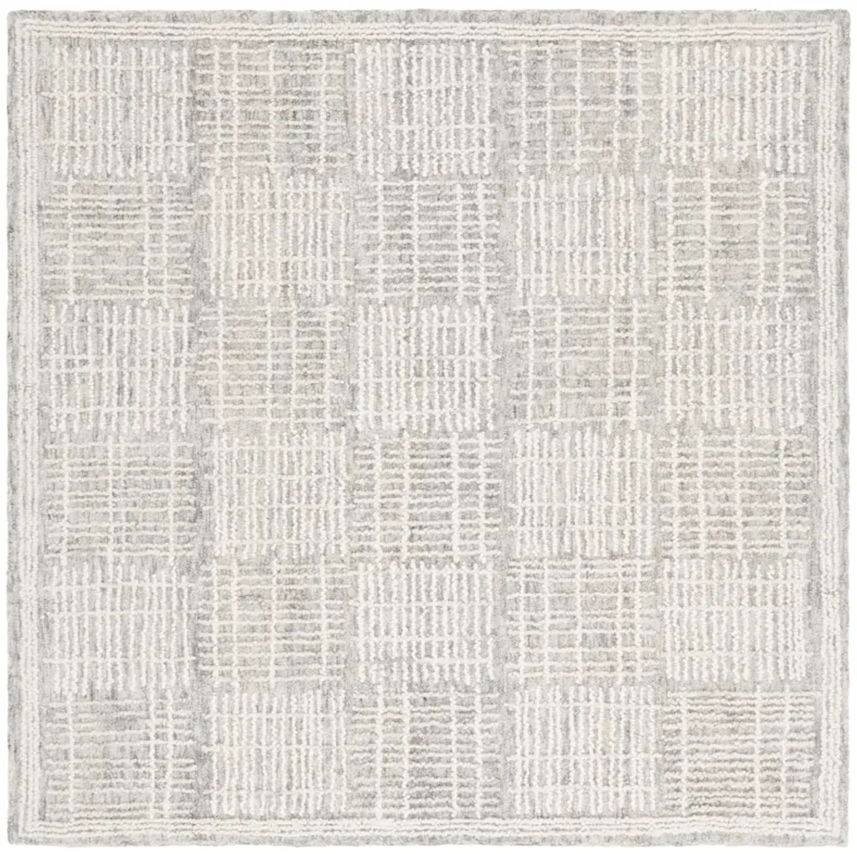 ABSTRACT Hand Tufted 6' x 6' Square area rug