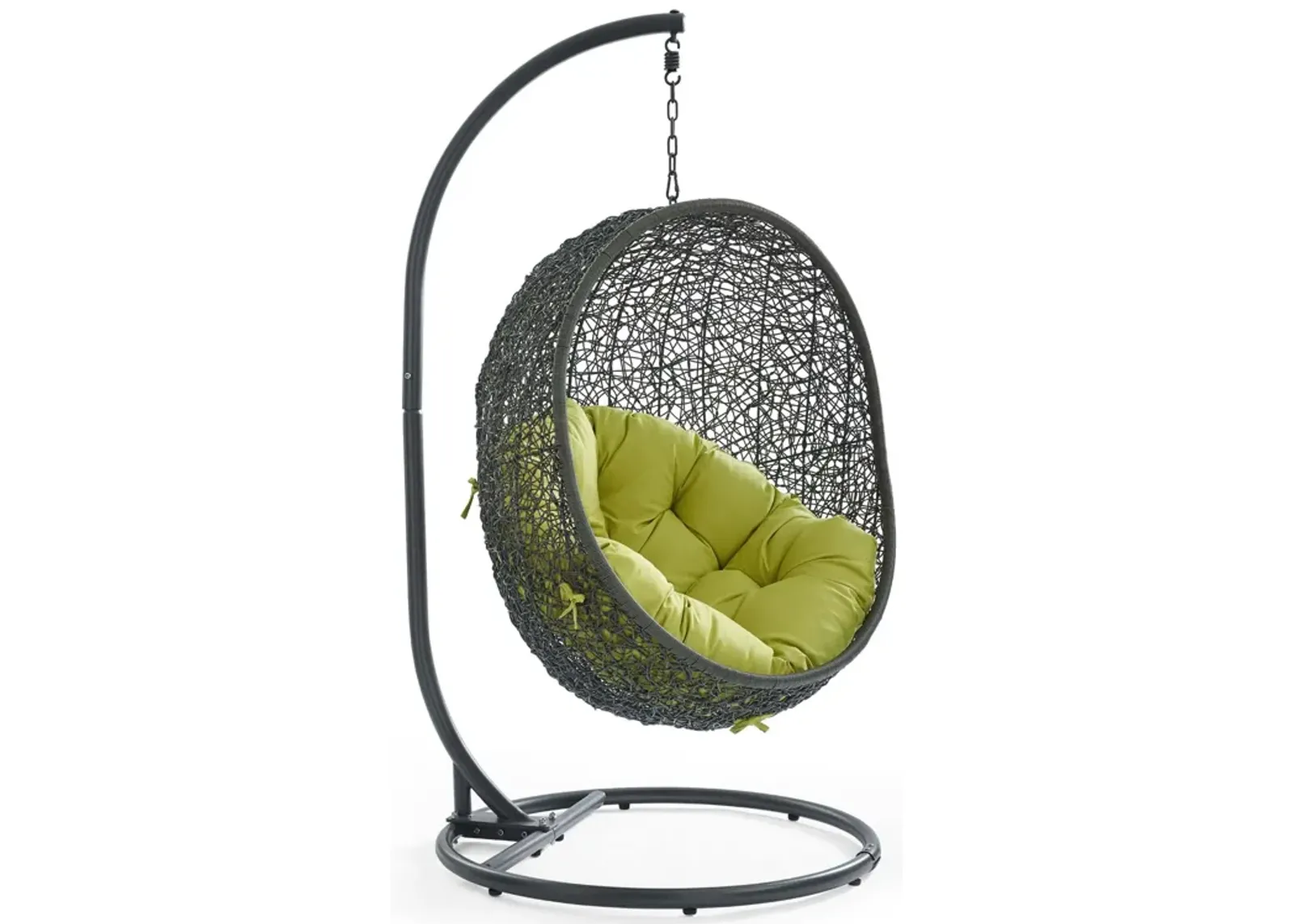 Hide Outdoor Patio Swing Chair With Stand