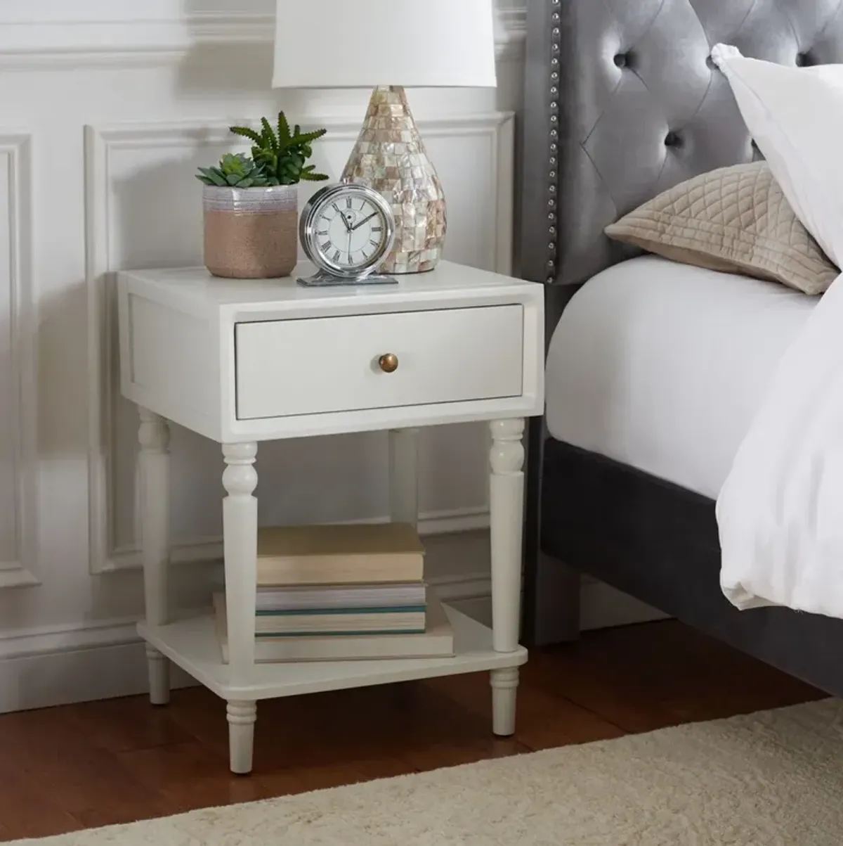 SIOBHAN NIGHTSTAND WITH STORAGE DRAWER 