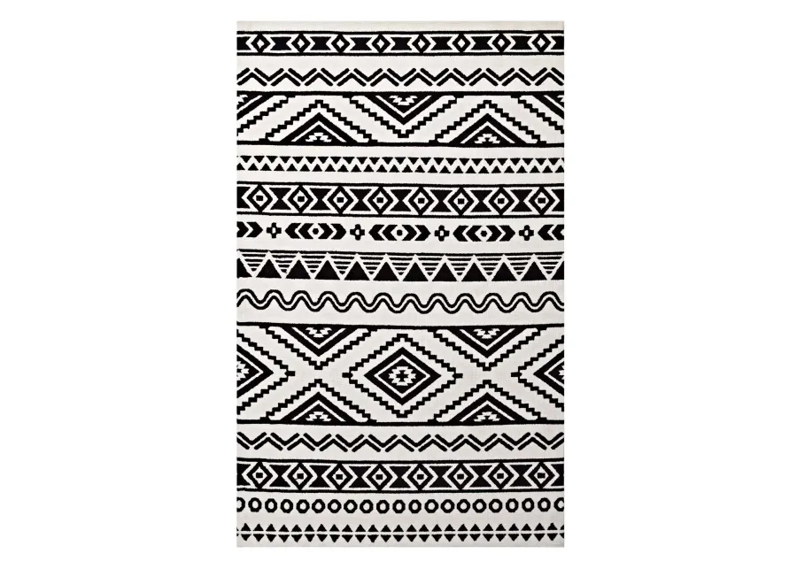 Haku Geometric Moroccan Tribal 5x8 Area Rug