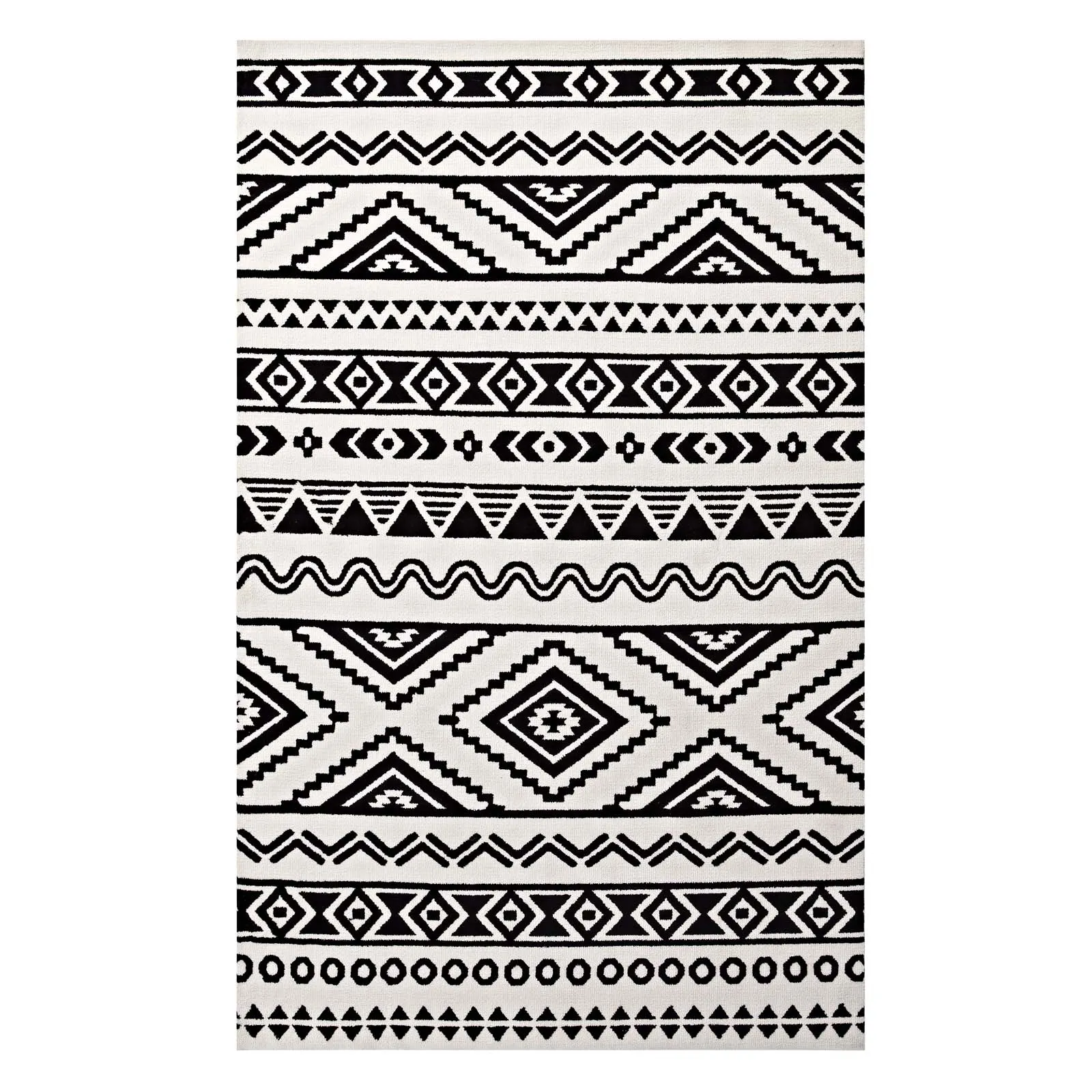 Haku Geometric Moroccan Tribal 5x8 Area Rug