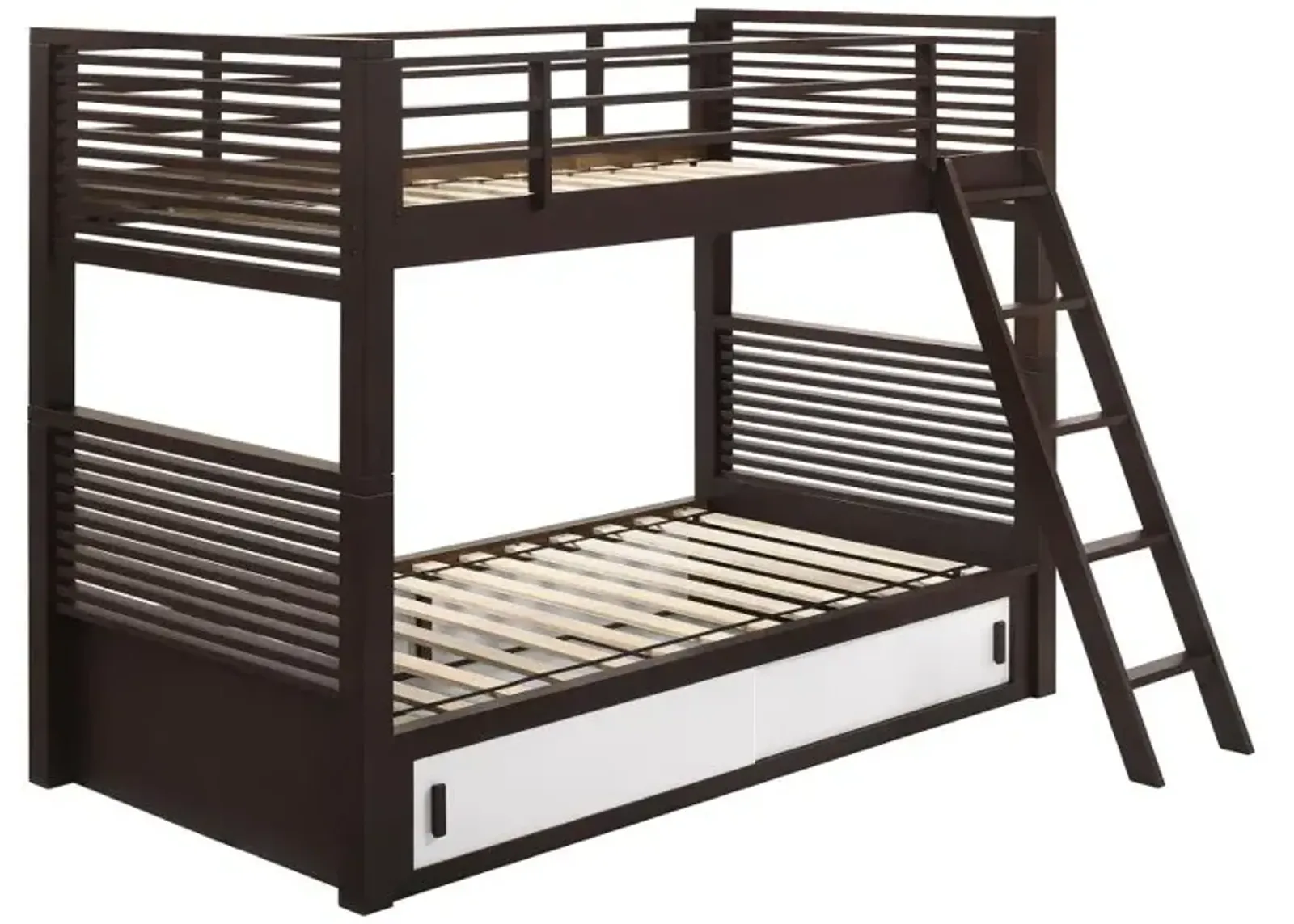 Oliver Twin Over Twin Bunk Bed Java