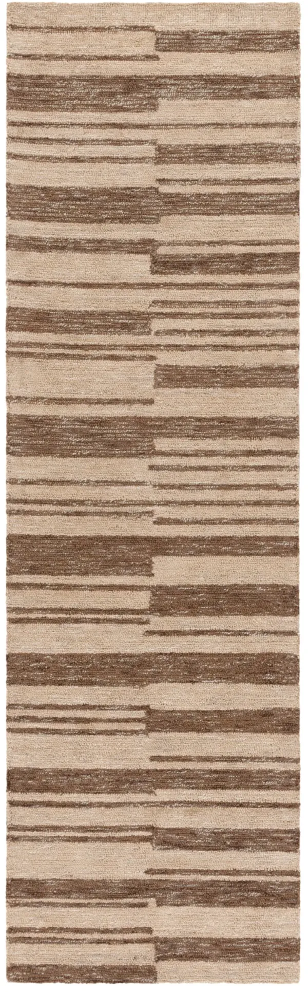 NATURAL FIBER Hand Tufted 2'-3' x 8' runner