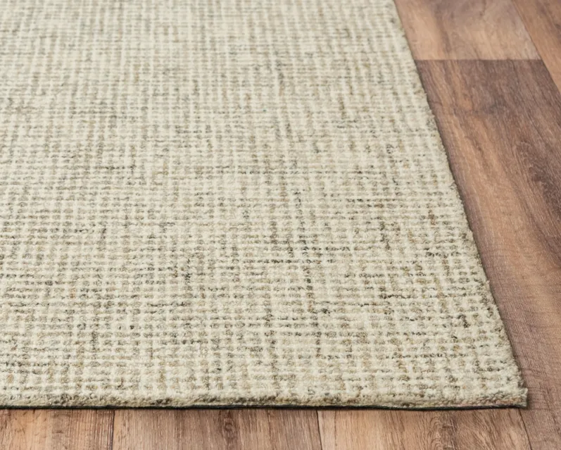 Brindleton Beige/Brown Tweed Wool 2'6" x 8' Runner Rug