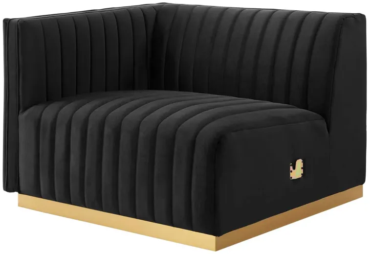 Conjure Channel Tufted Performance Velvet Loveseat