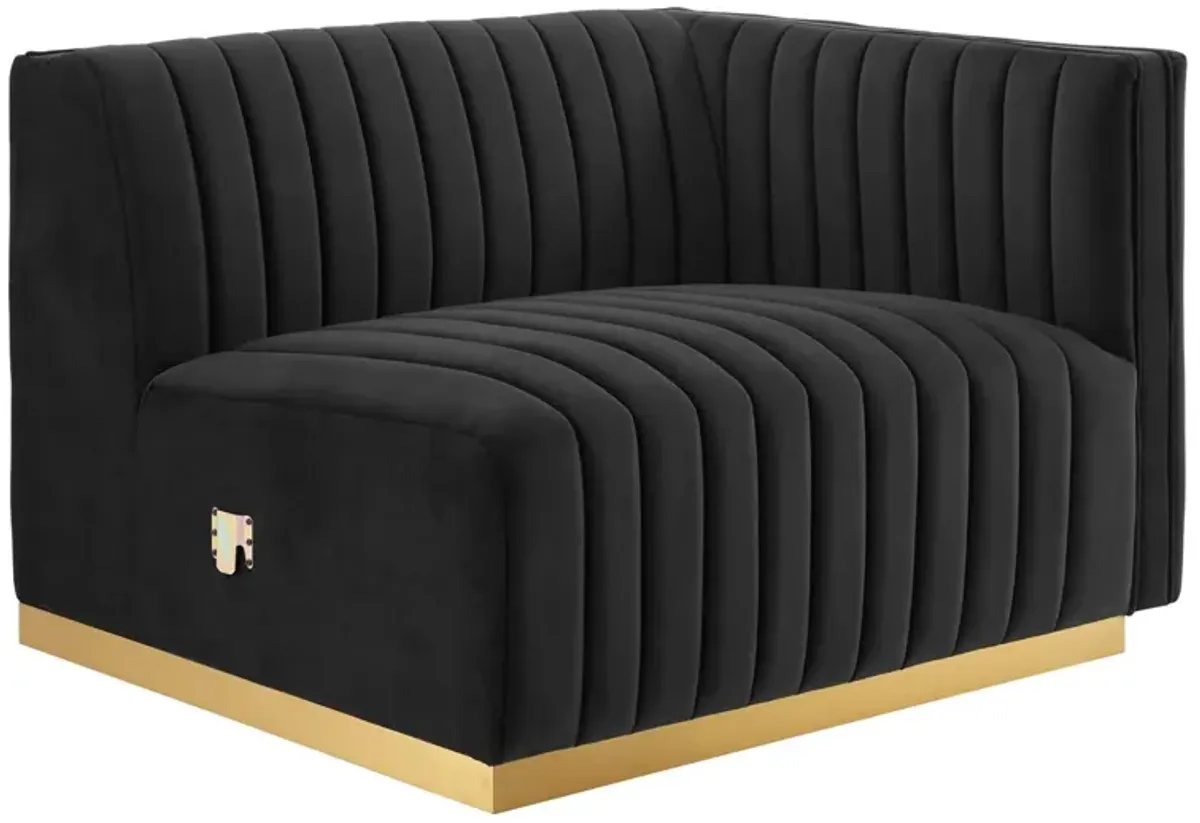 Conjure Channel Tufted Performance Velvet Loveseat