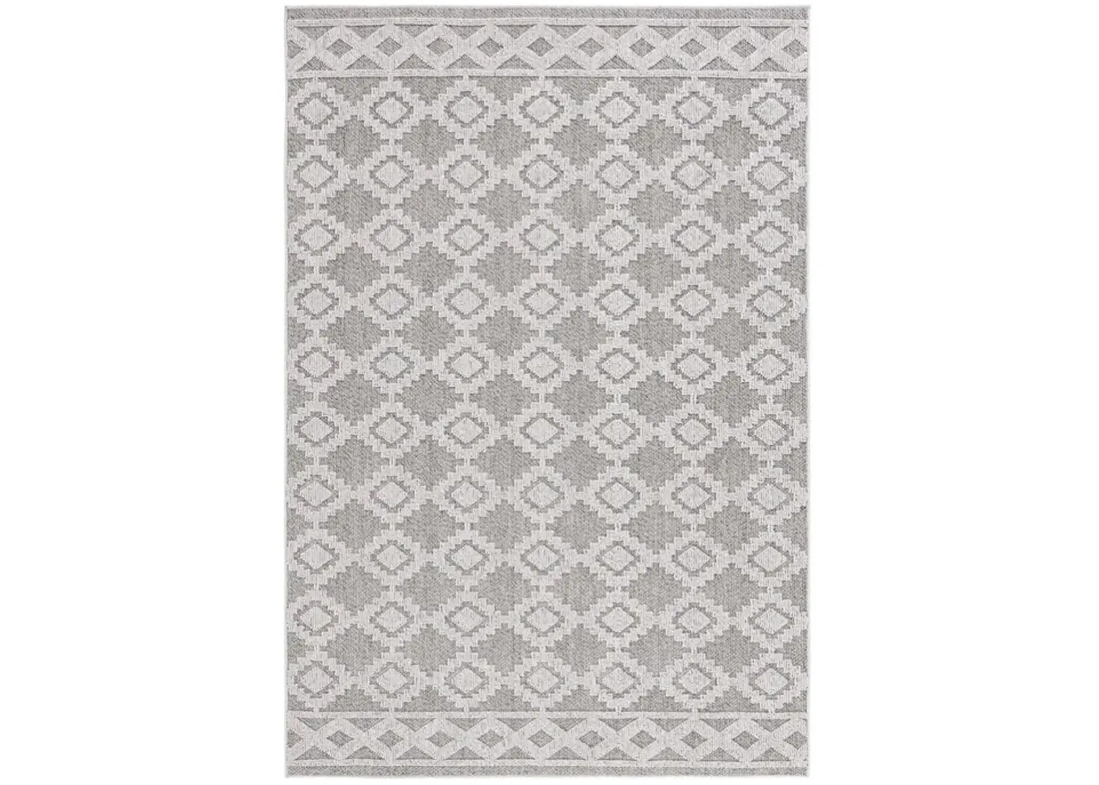 GLOBAL 208 Grey  5'-3' X 7'-6' Medium Rectangle Rug