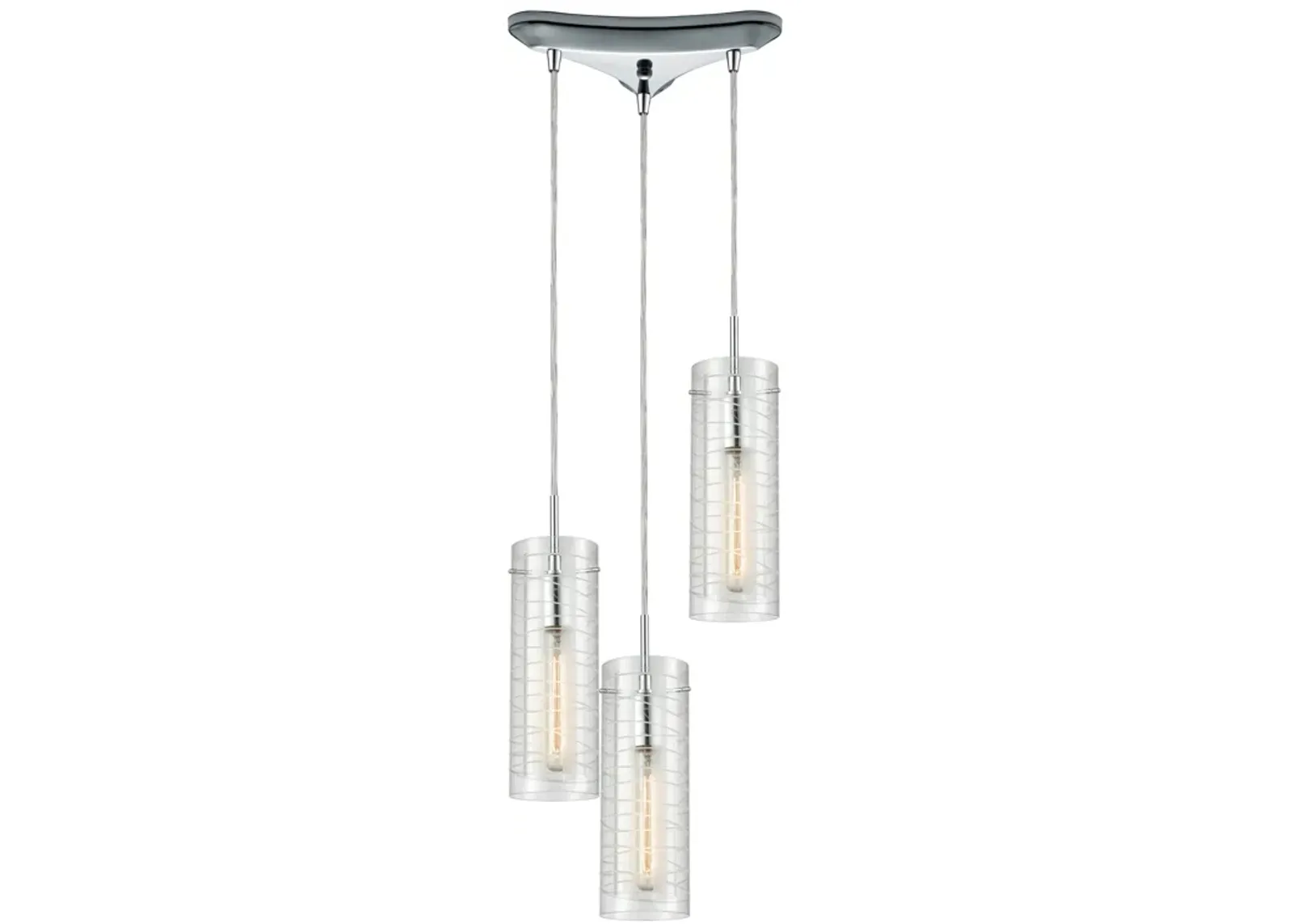 Swirl Configurable Multi Pendant - Polished Chrome