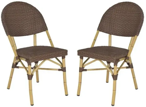 Barrow Stacking Indoor-Outdoor Side Chair - Set Of 2