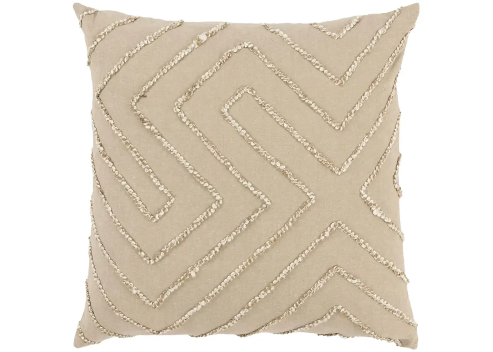 Geometric Natural  Pillow