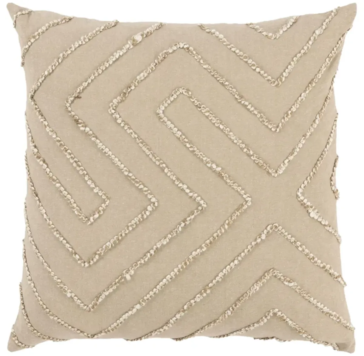 Geometric Natural  Pillow