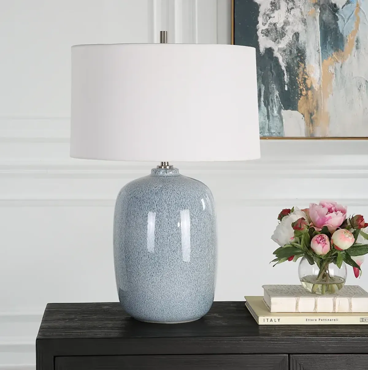 Jubilee Sky Blue Table Lamp