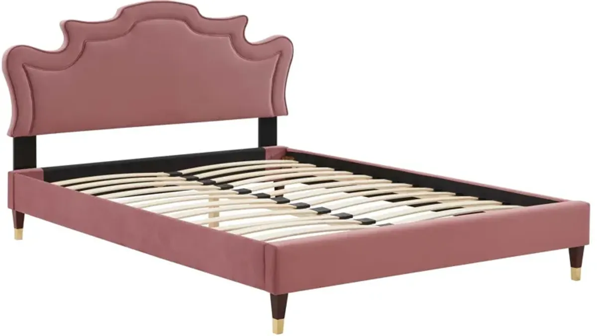 Neena Performance Velvet King Bed