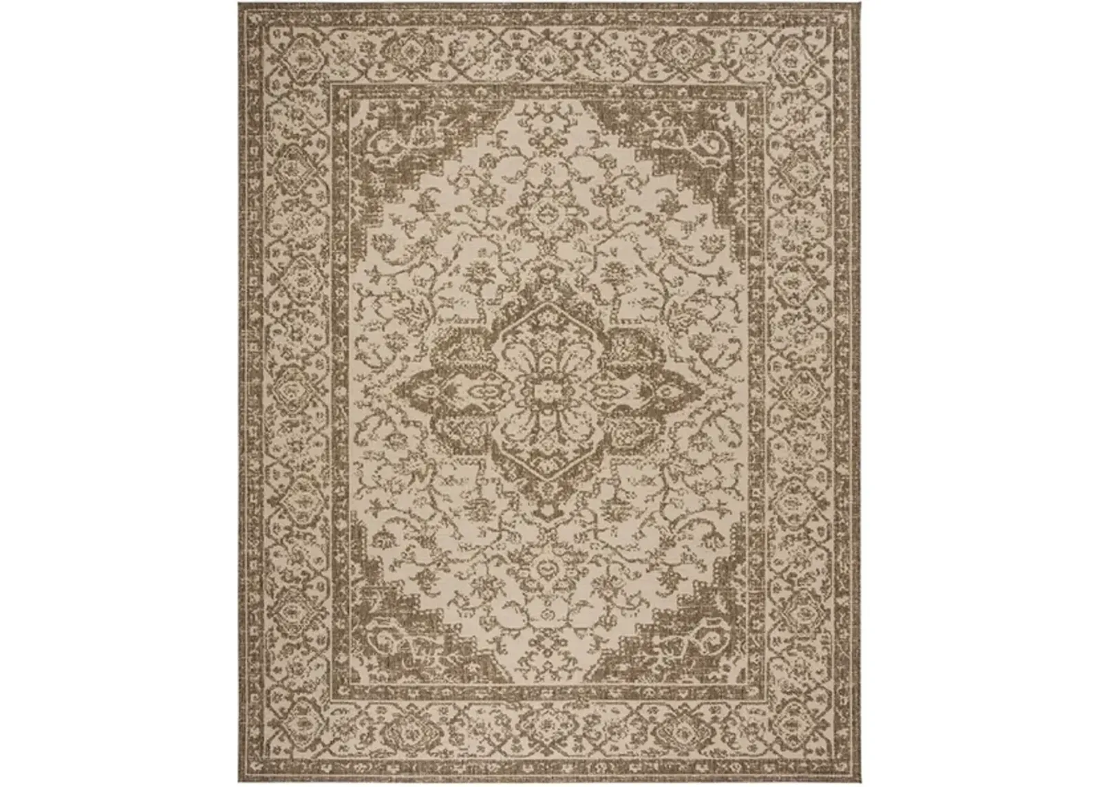 LINDEN 137 Collection LND137C-5 Cream / Beige 5'-3" X 7'-6"