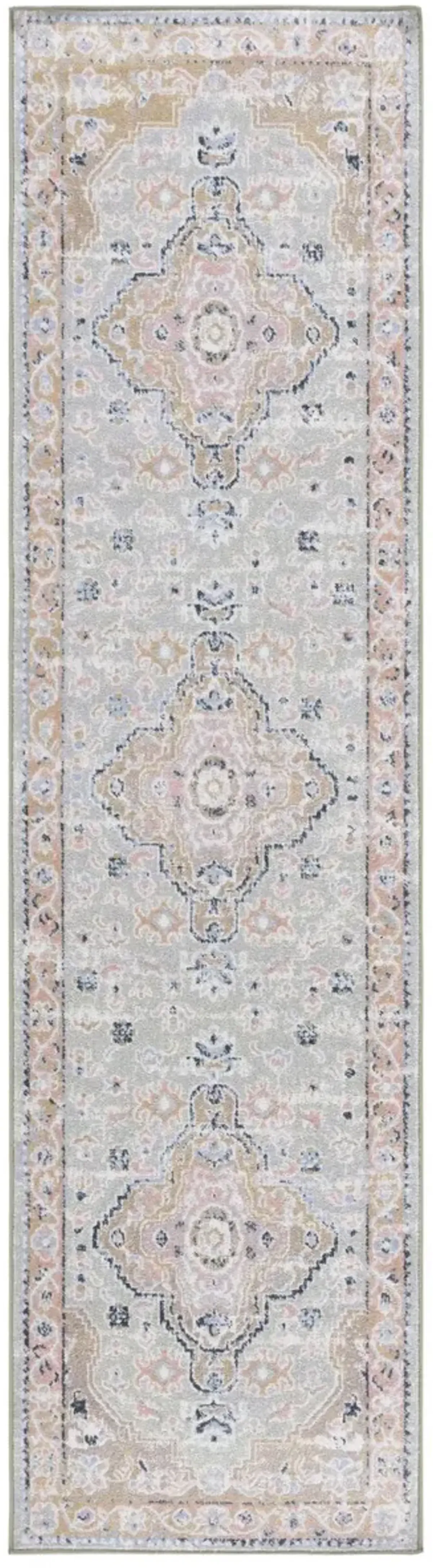 BAYSIDE 134 Multi 2'-2' X 8' Runner Rug