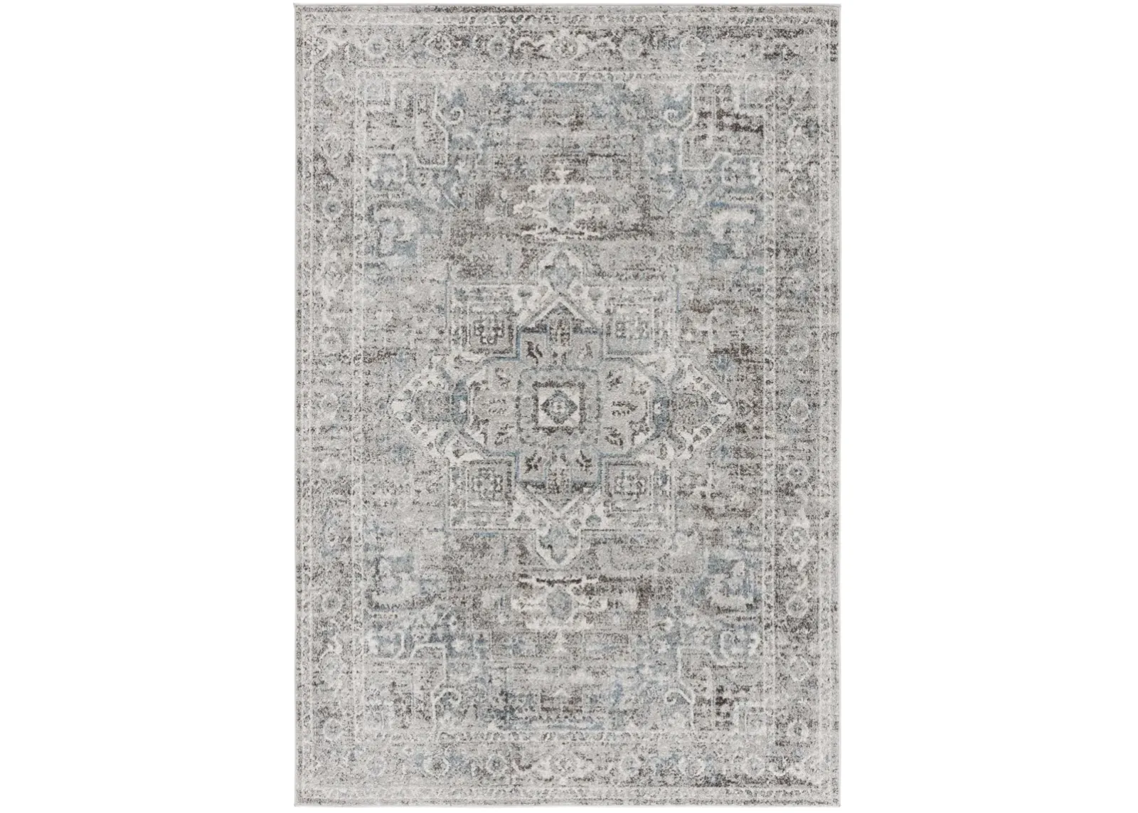 VINTAGE TABRIZ 208 GREY  4' x 6' Small Rectangle Rug