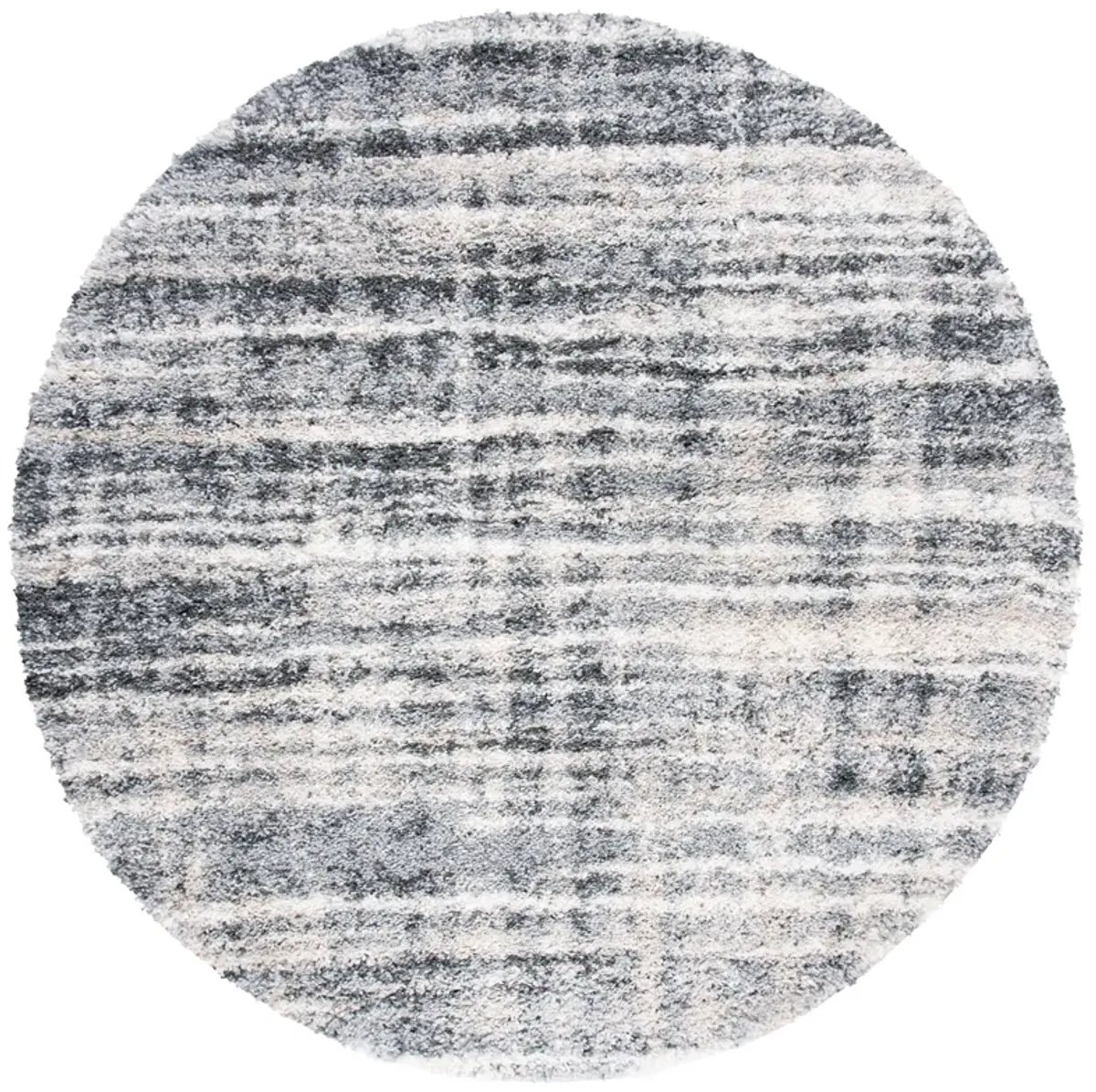 FONTANA SHAG Round Power Loomed 6'-7" X 6'-7" Round Rug