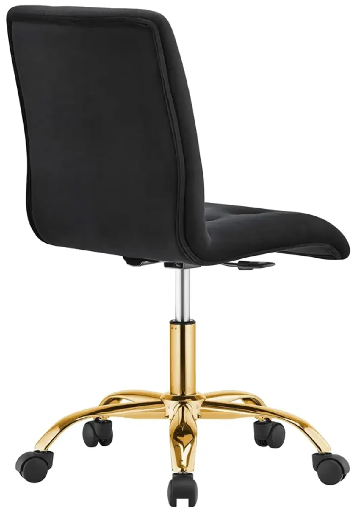 Prim Armless Performance Velvet Office Chair