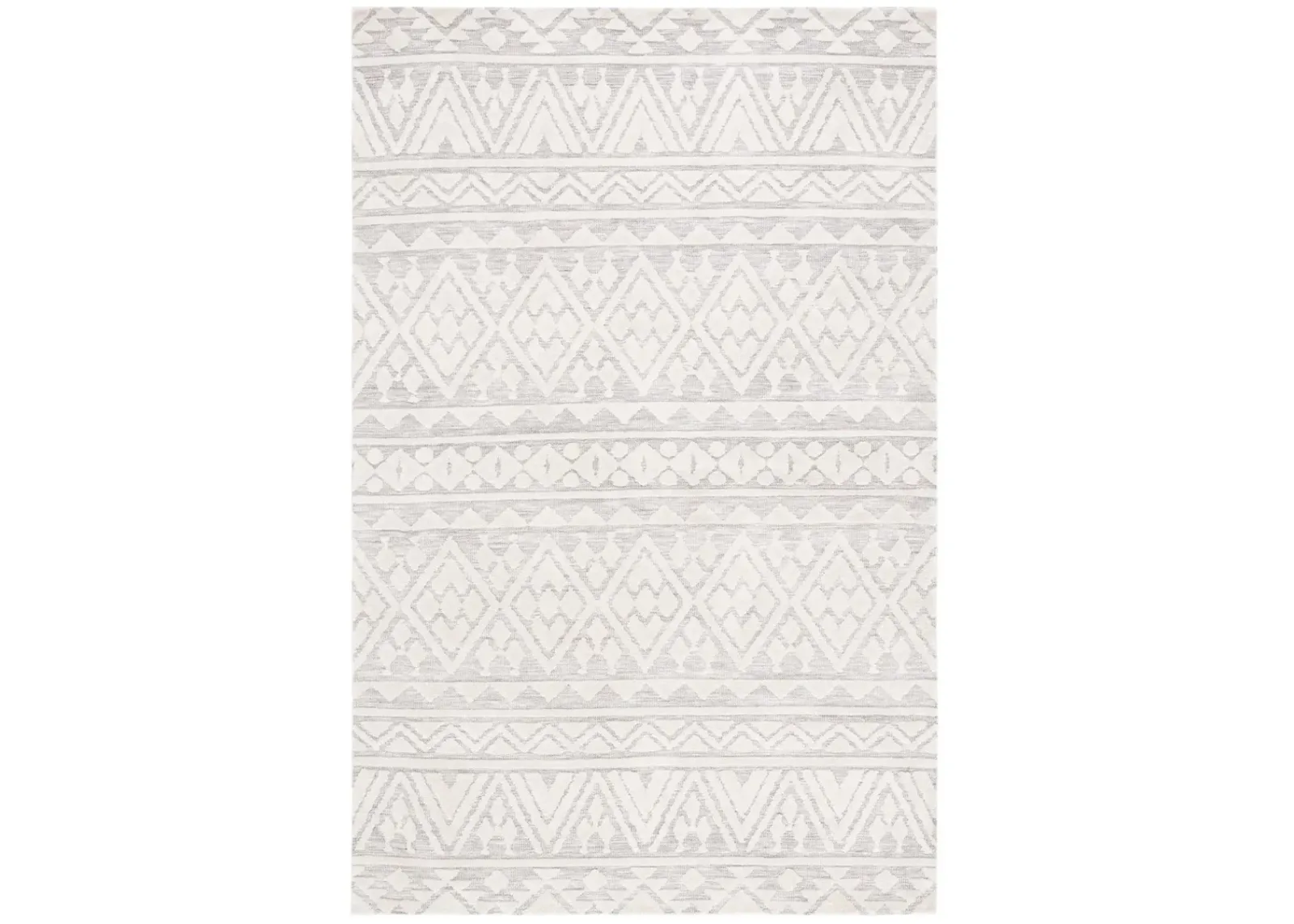 AUDREY 104 Grey 8' X 10' Large Rectangle Rug