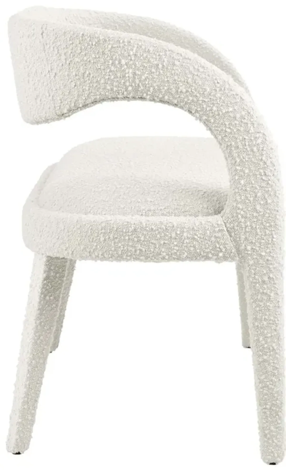 Pinnacle Boucle Fabric Accent Bench