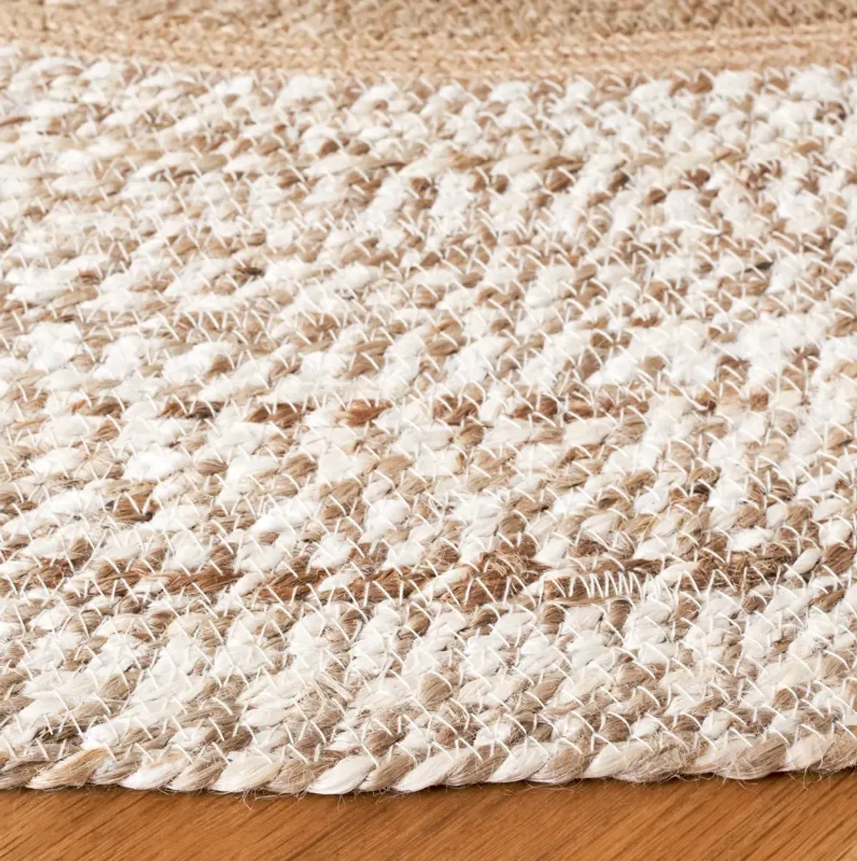 NATURAL FIBER Hand Woven 4' x 4' Round area rug