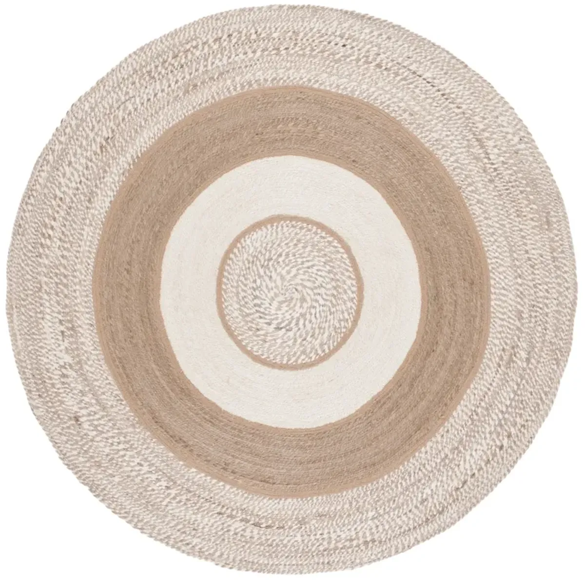 NATURAL FIBER Hand Woven 4' x 4' Round area rug
