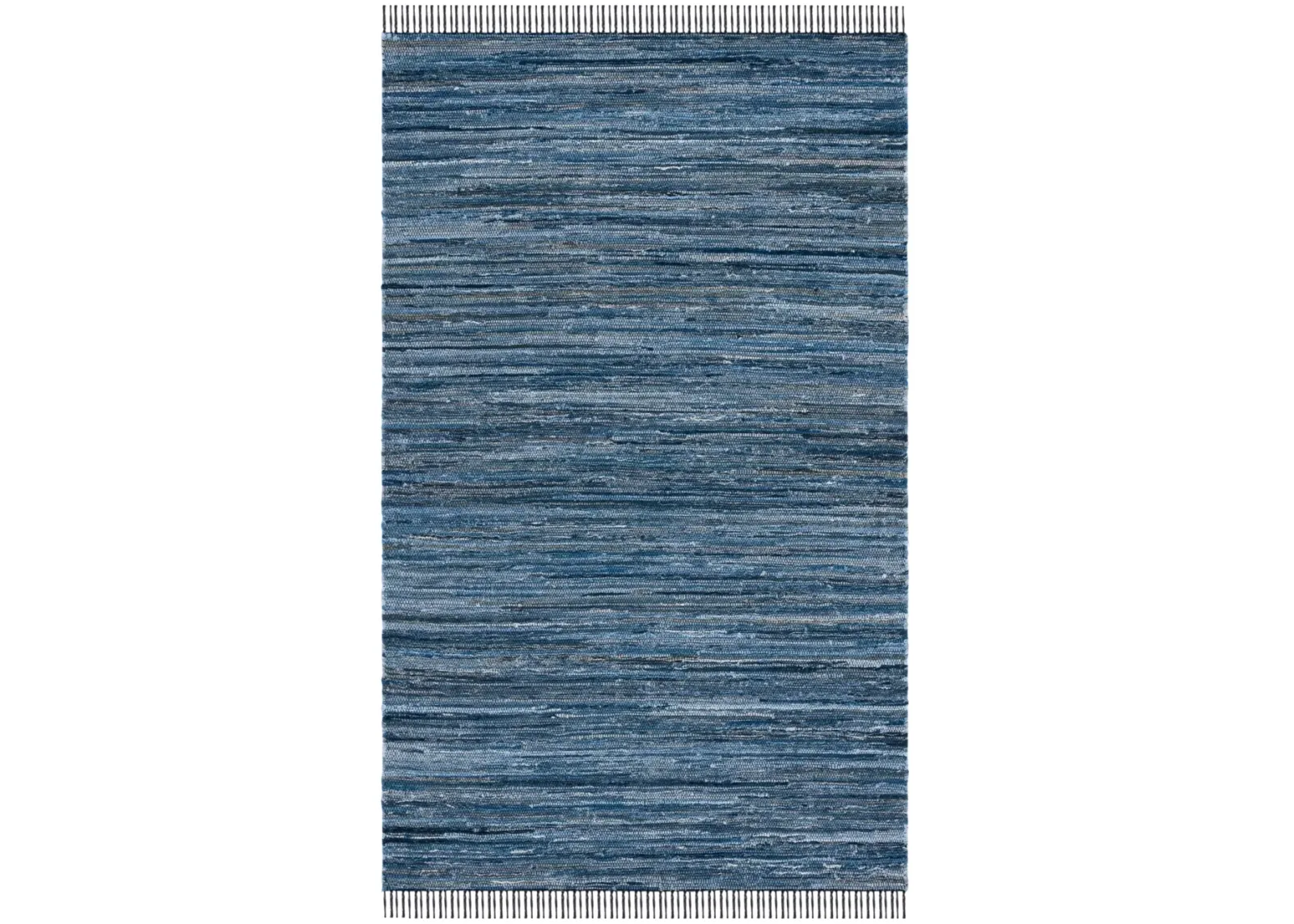 RAG RUG 301 BLUE  5' x 8' Medium Rectangle Rug